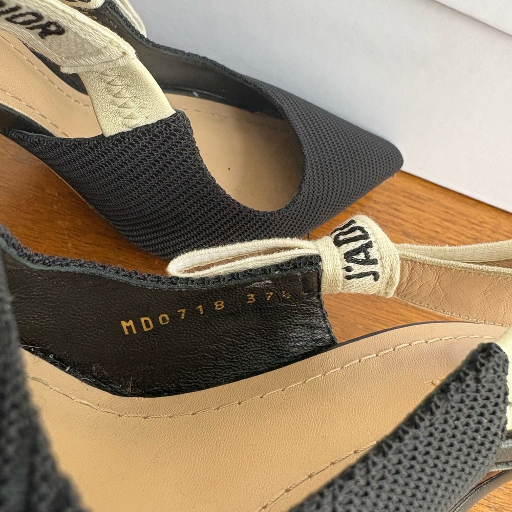 Dior Ribbon Slingback Heels - Picture 8 of 9